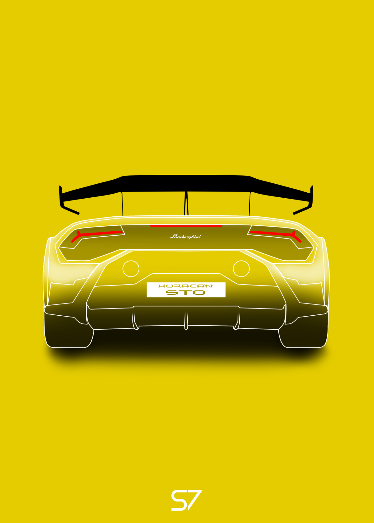 Lamborghini Huracan STO Poster