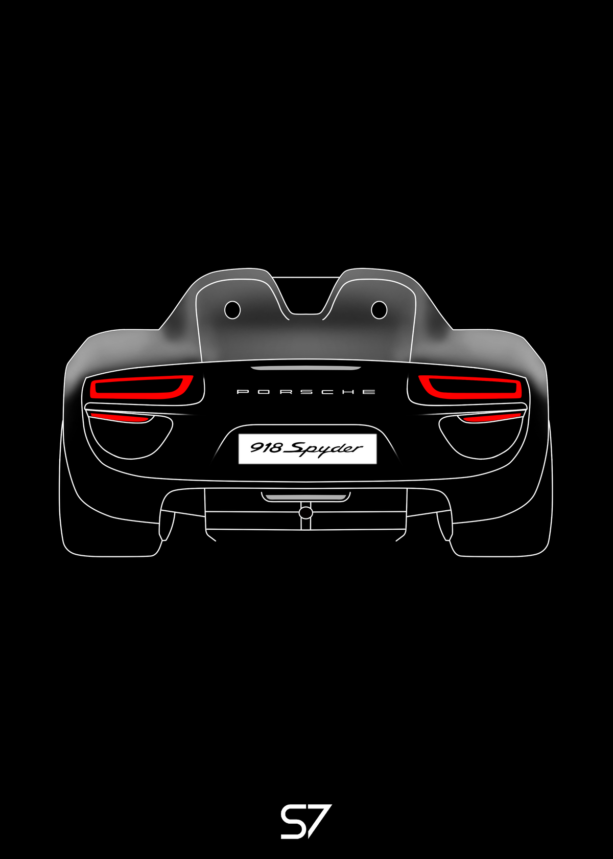 Porsche 918 Spyder Poster