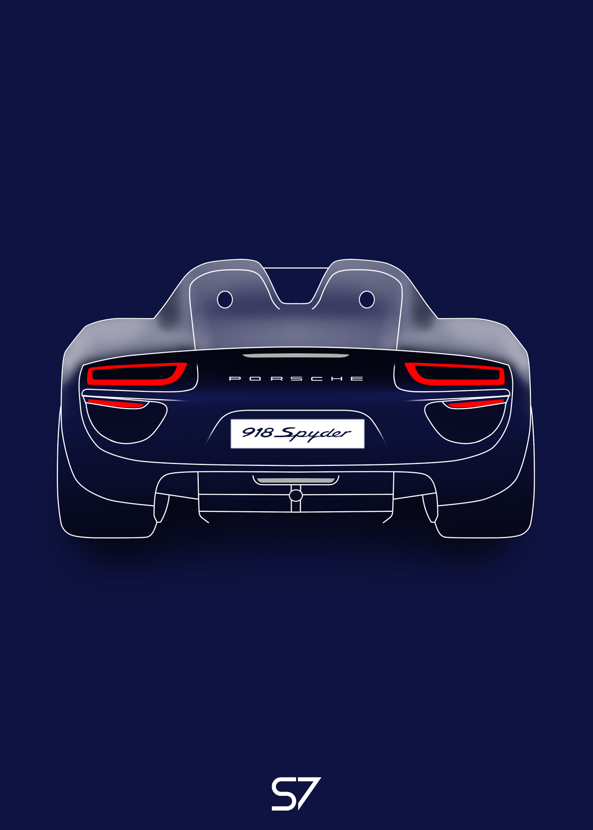 Porsche 918 Spyder Poster