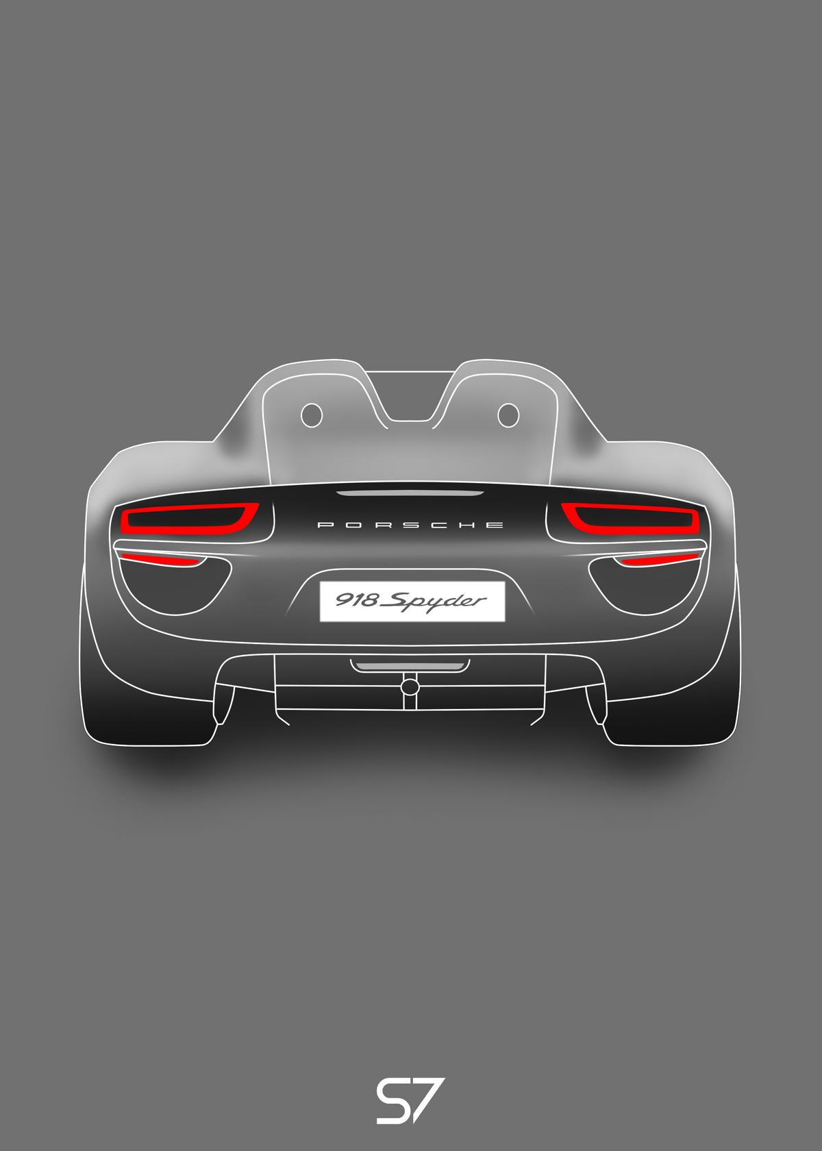 Porsche 918 Spyder Poster