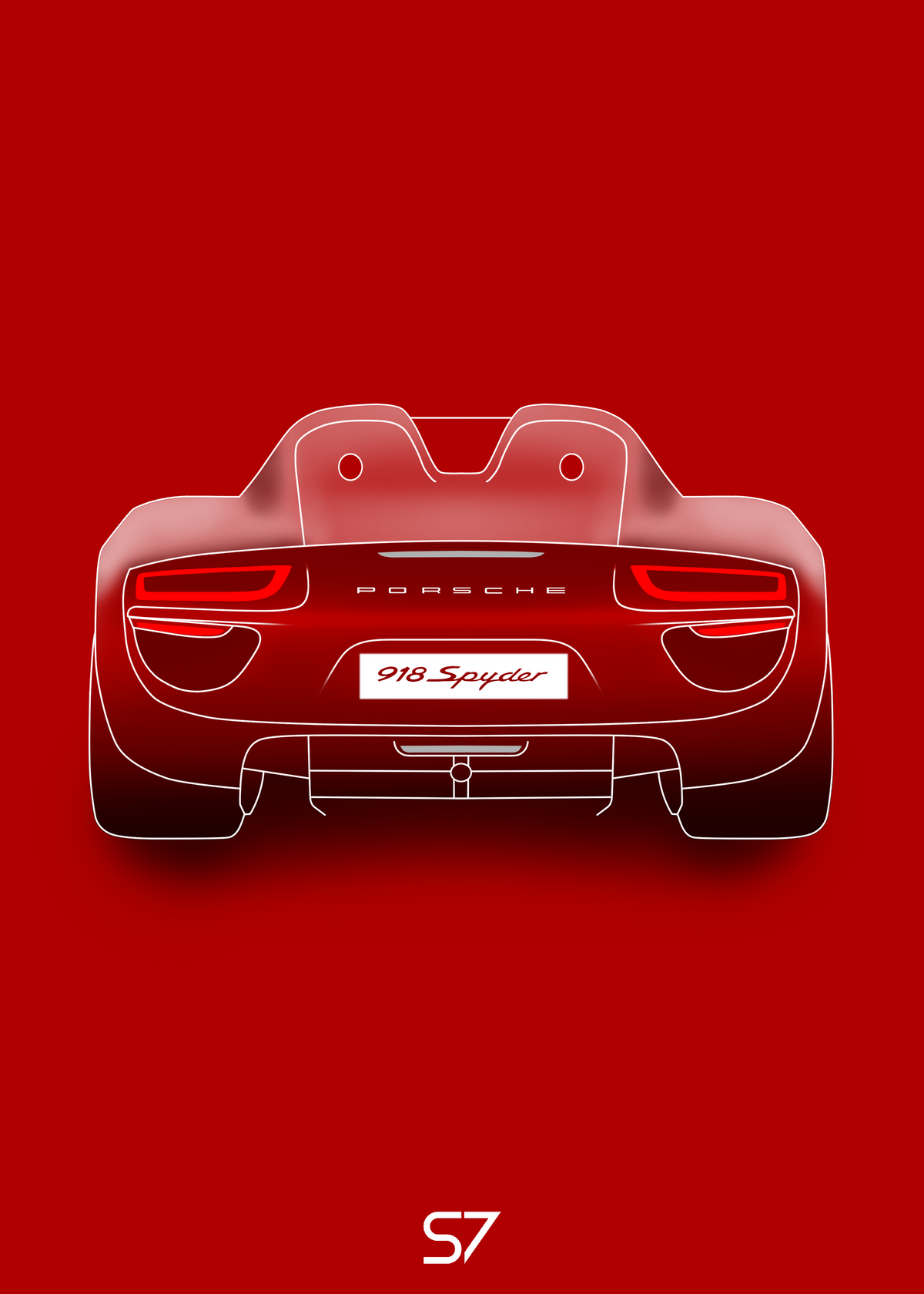 Porsche 918 Spyder Poster