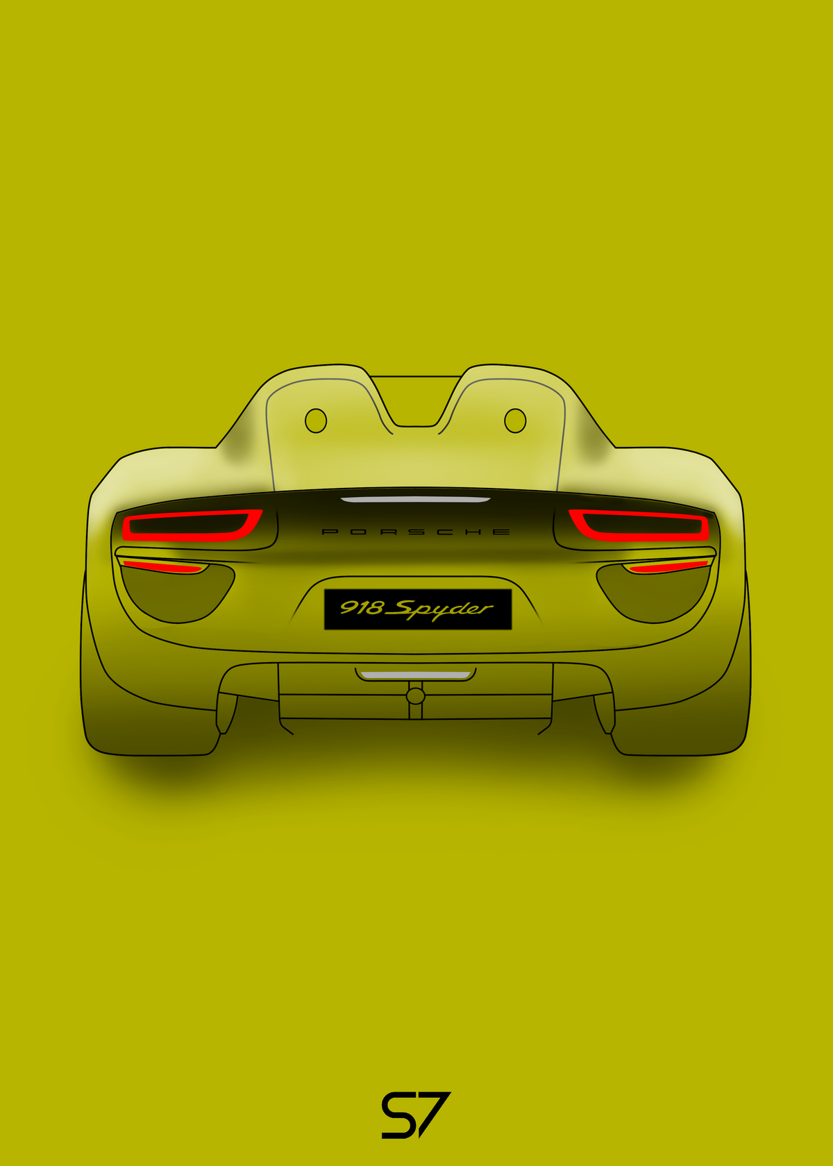 Porsche 918 Spyder Poster
