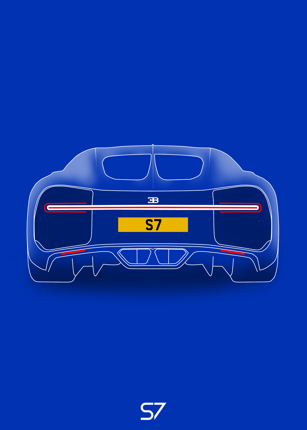 Custom Car Poster