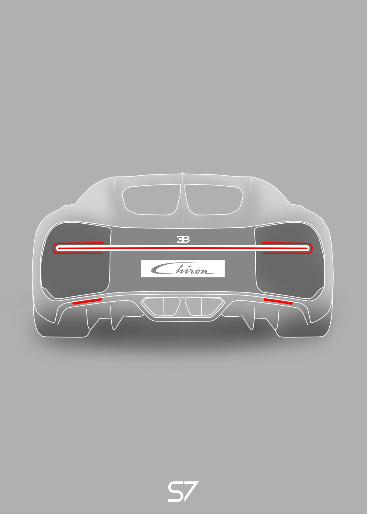 Bugatti Chiron Poster