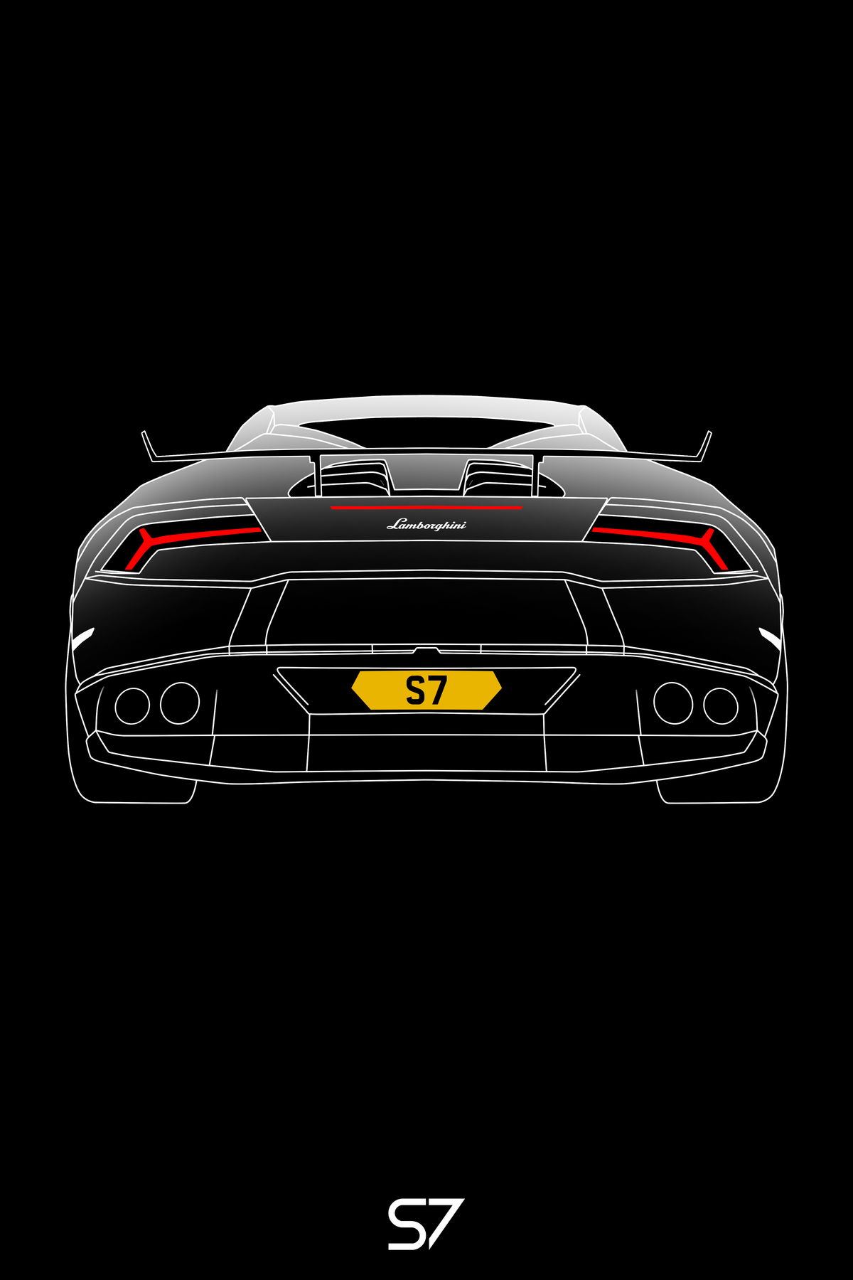 Custom Car Poster