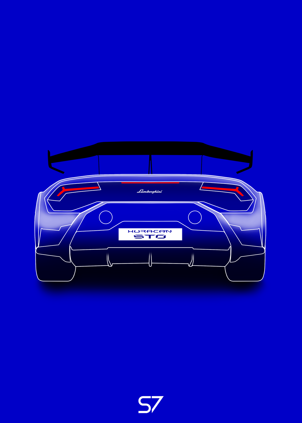 Lamborghini Huracan STO Poster