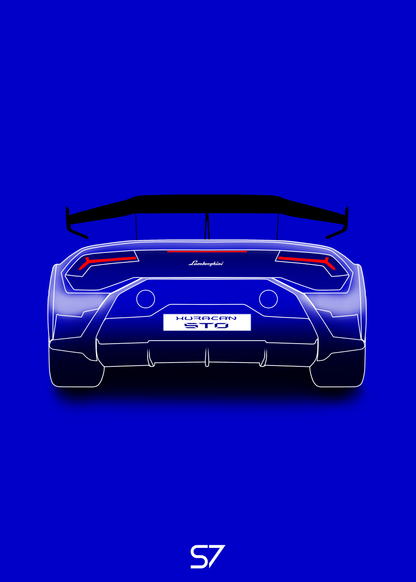 Lamborghini Huracan STO Poster