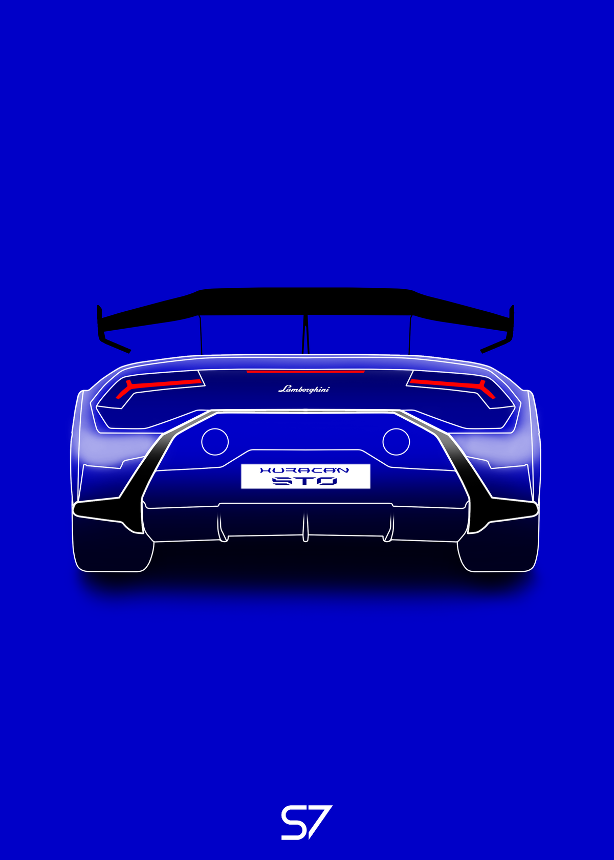 Lamborghini Huracan STO Poster