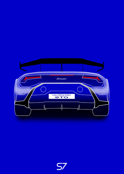 Lamborghini Huracan STO Poster
