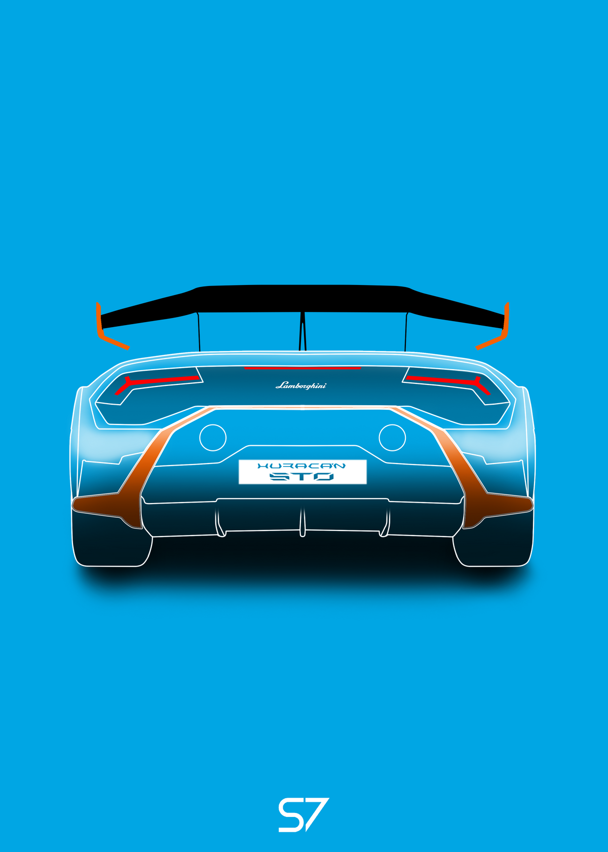 Lamborghini Huracan STO Poster