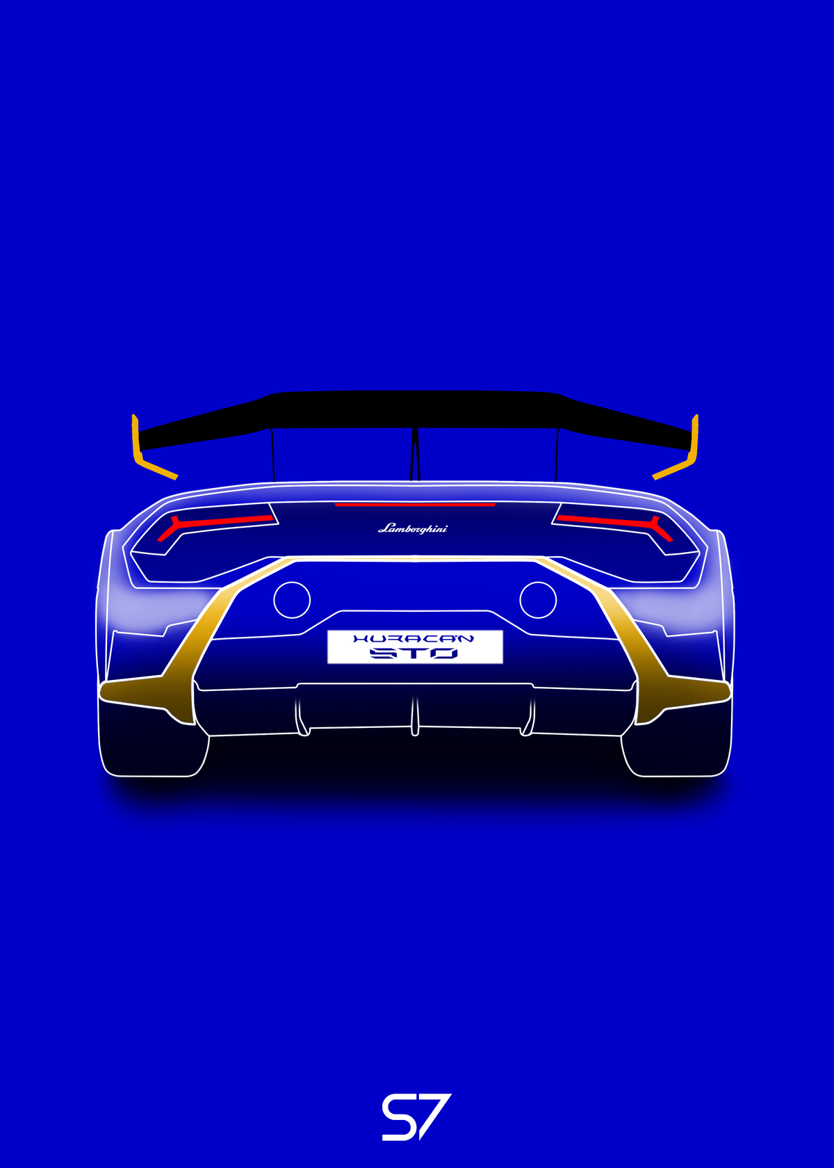Lamborghini Huracan STO Poster
