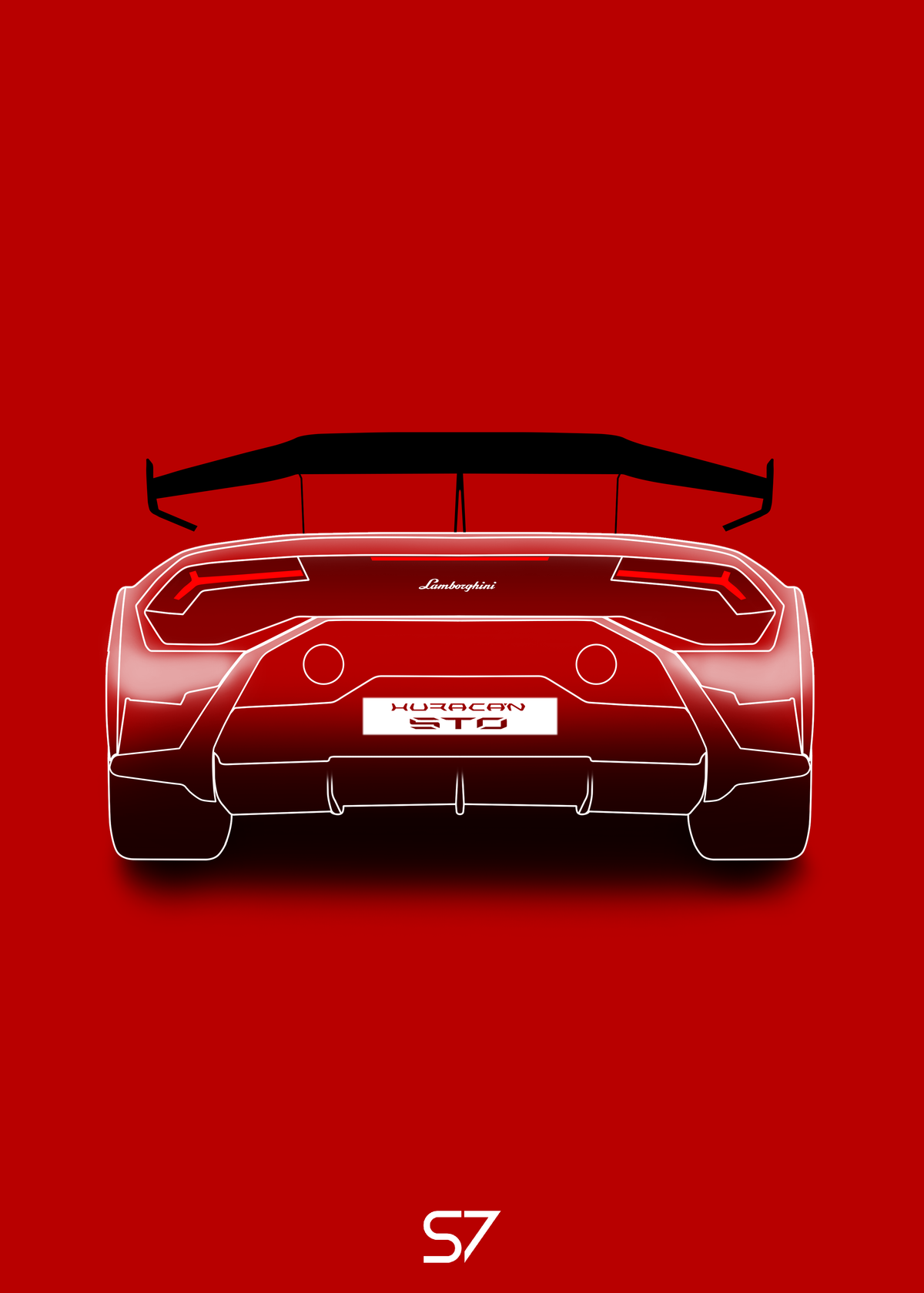 Lamborghini Huracan STO Poster