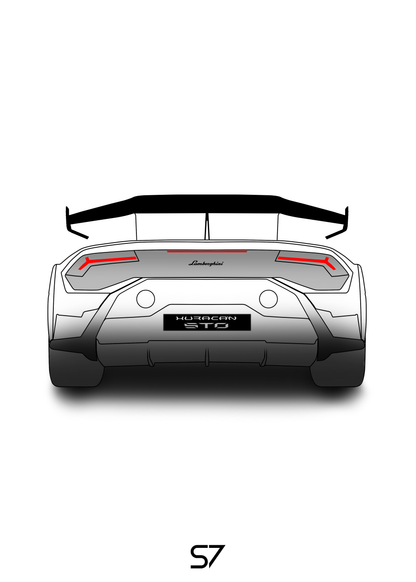 Lamborghini Huracan STO Poster