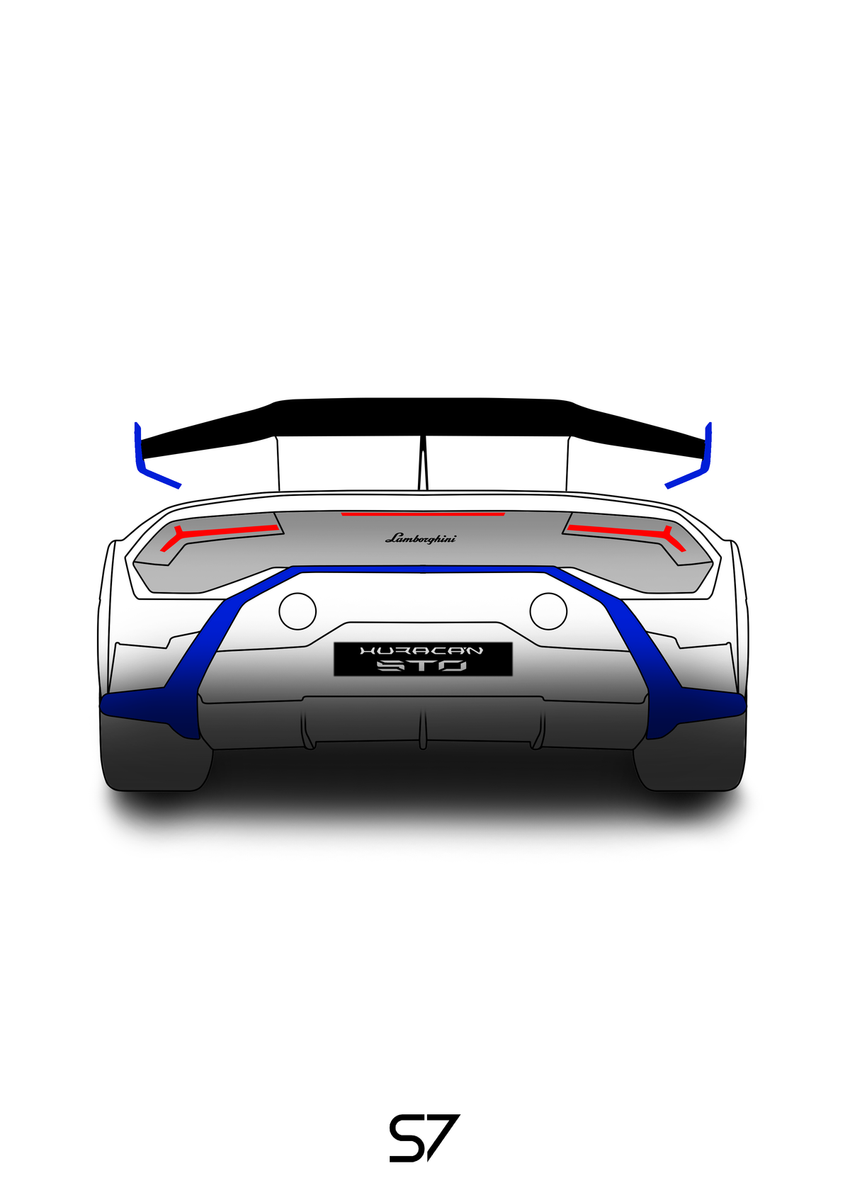 Lamborghini Huracan STO Poster