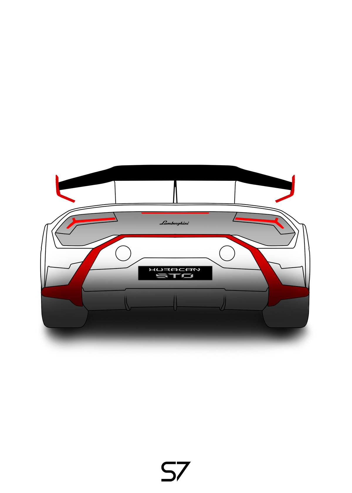Lamborghini Huracan STO Poster