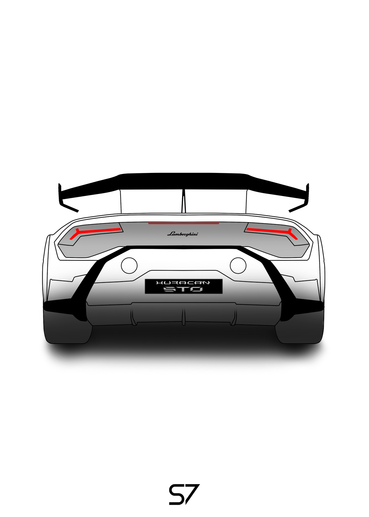 Lamborghini Huracan STO Poster