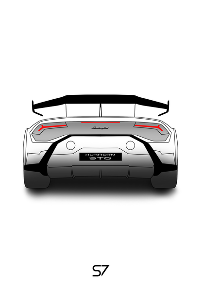 Lamborghini Huracan STO Poster
