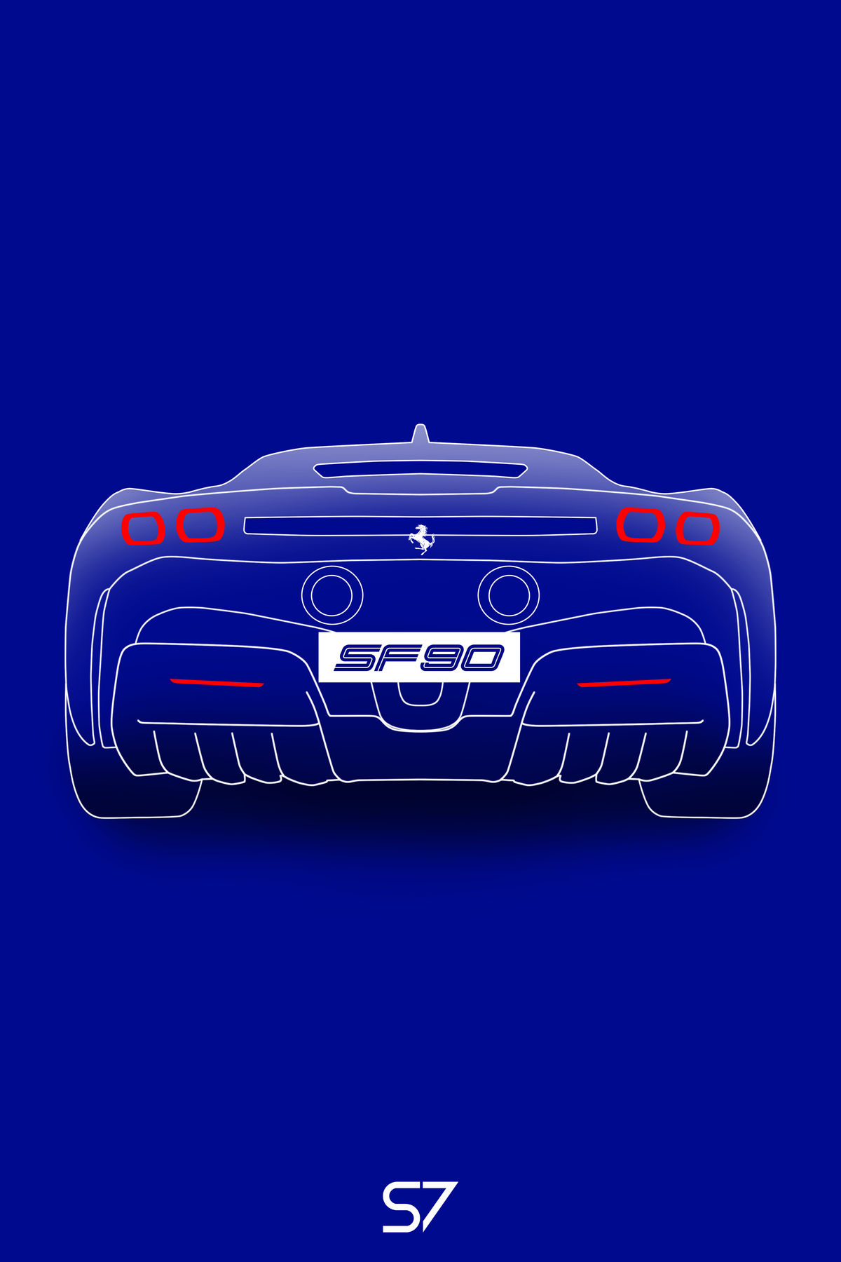 Ferrari SF90 Poster