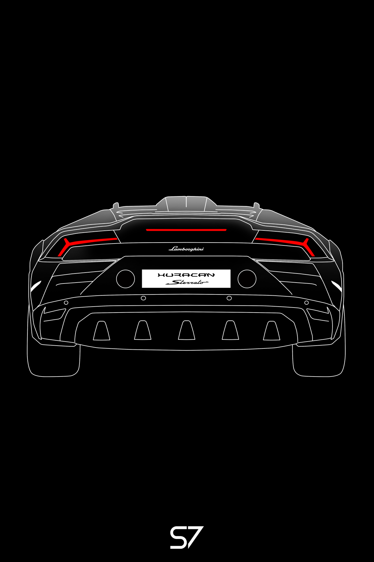 Lamborghini Huracan Sterrato Poster