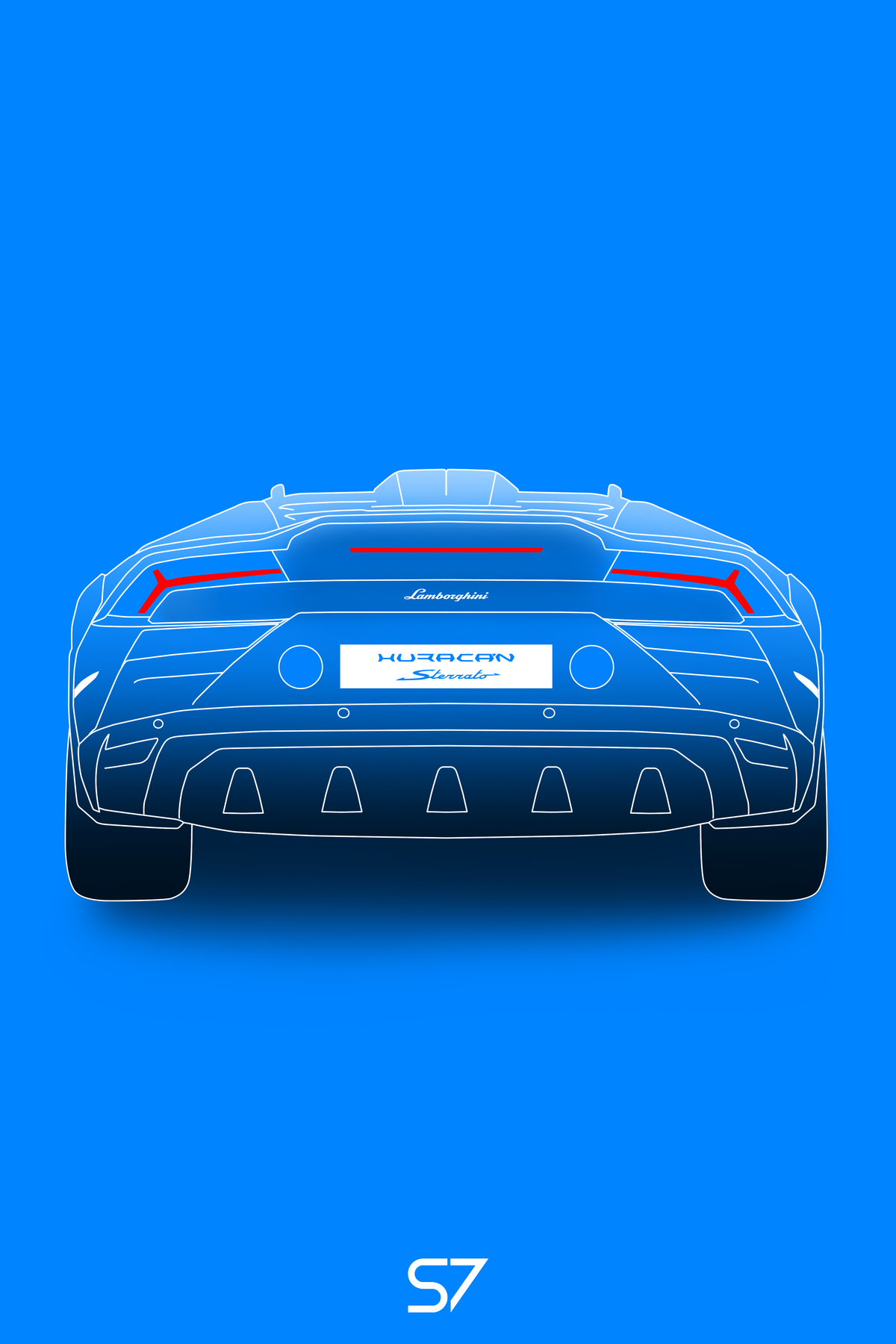 Lamborghini Huracan Sterrato Poster