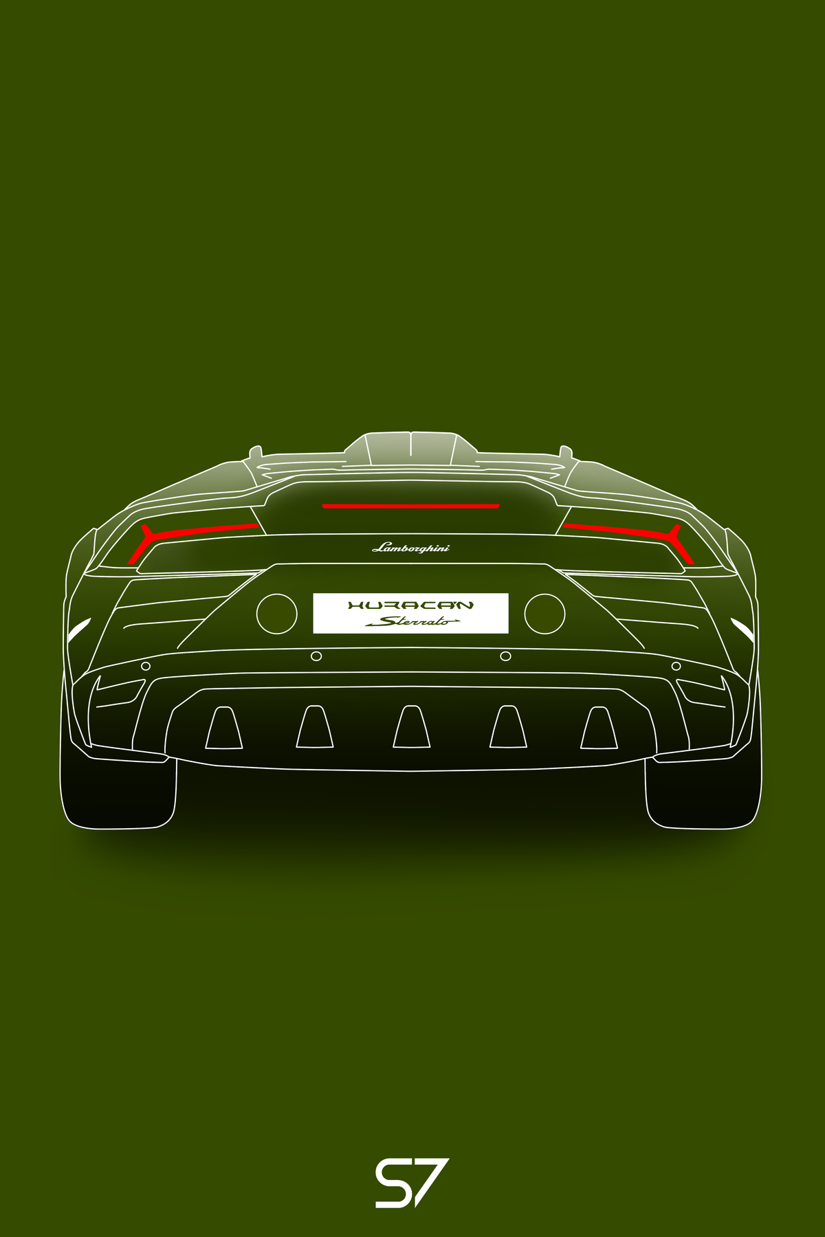 Lamborghini Huracan Sterrato Poster