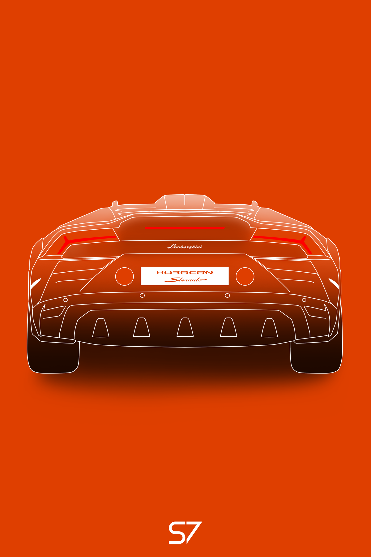 Lamborghini Huracan Sterrato Poster