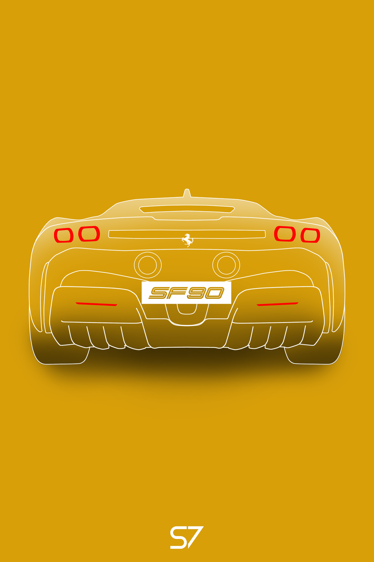 Ferrari SF90 Poster